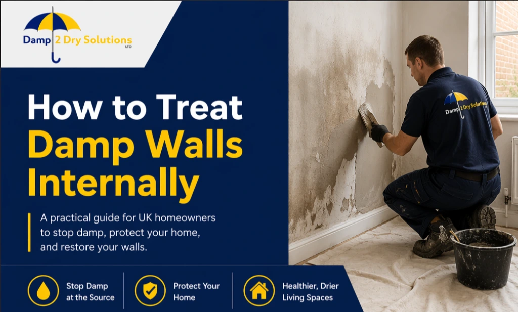 How to Treat Damp Walls Internally | Permanent Guide