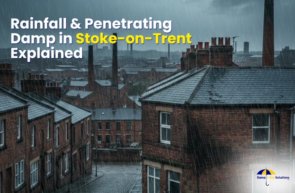 Rainfall & Penetrating Damp in Stoke-on-Trent Explained
