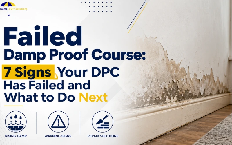Failed Damp Proof Course: 7 Signs Your DPC Has Failed and What to Do Next